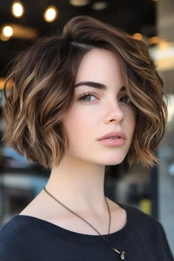 29 Short Bob for Thin Hair Ideas 16 14. Voluminous Wavy Bob Dreamscape
