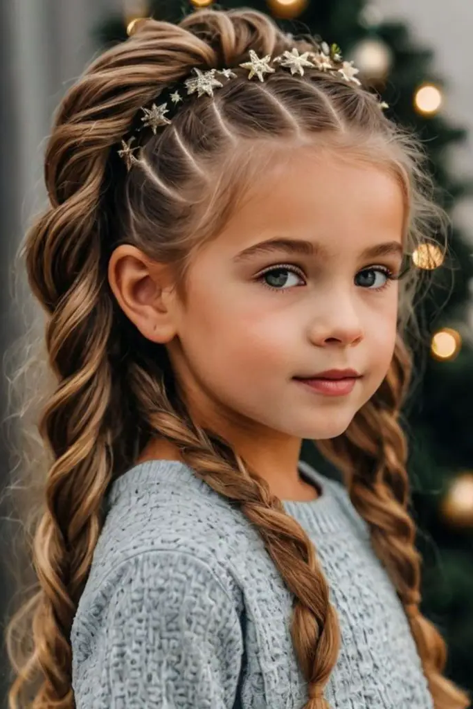 28 Trendy Kids Cornrow Hairstyles 16 14. Wavy Cornrows: Flowing Elegance