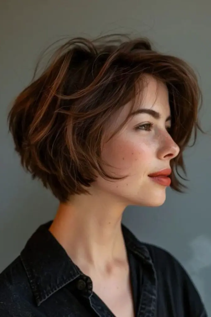 14. Windswept Ember Bob