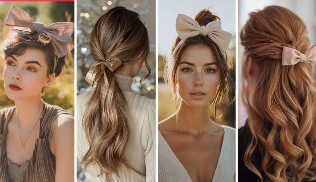 28 Cute Hairstyles with a Bow 2 Image
