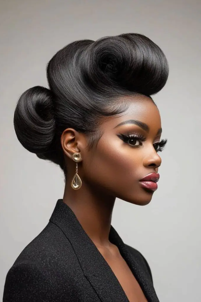 28 Best Lace Frontal Hairstyles 17 15. High Fashion French Roll