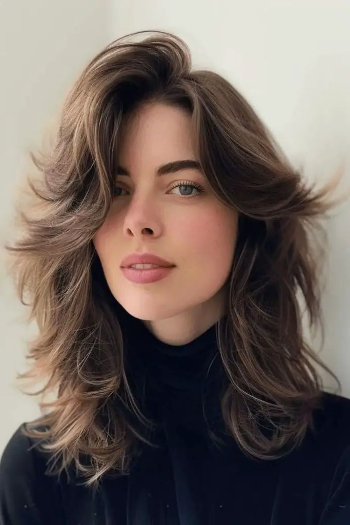27 Shag Cut Straight Hair Ideas 17 15. Obsidian Waves