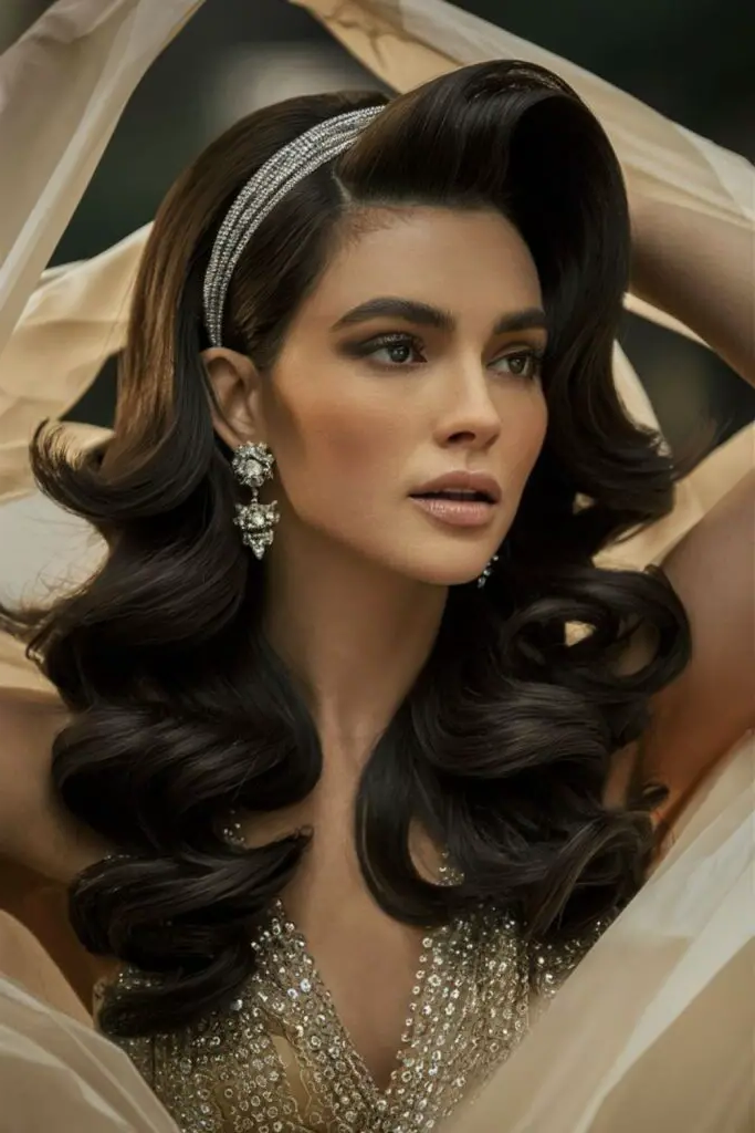 15. Retro Hollywood Curls