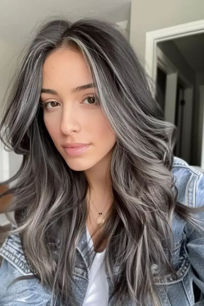 15. Smoky Platinum Streaks