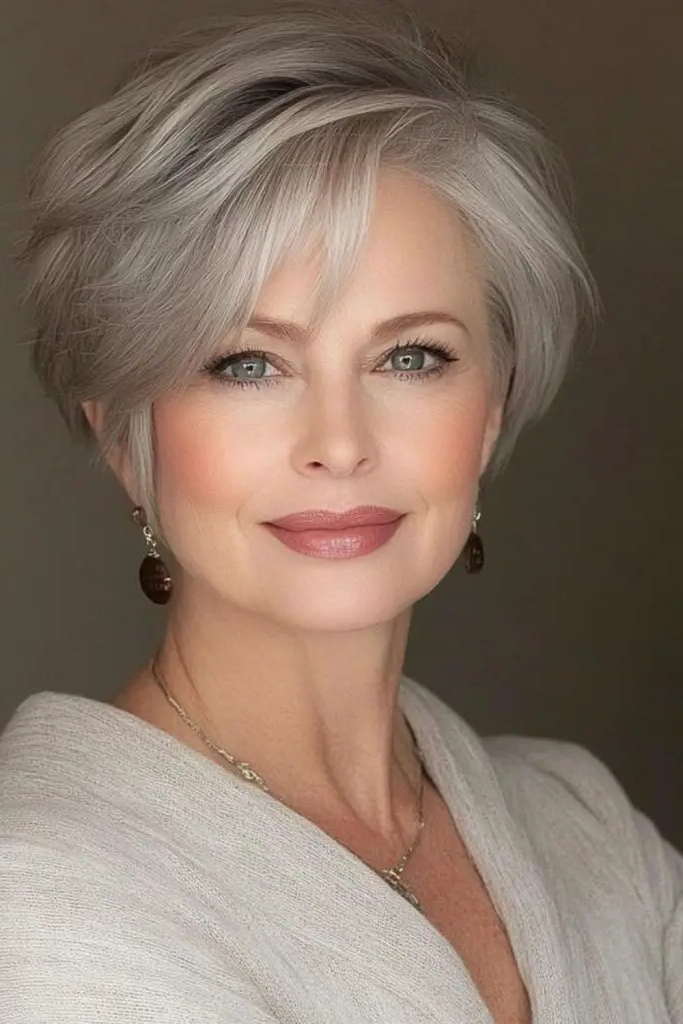 29 Best Bobs for Thin Hair Older Women Ideas 17 15. The Pixie Bob