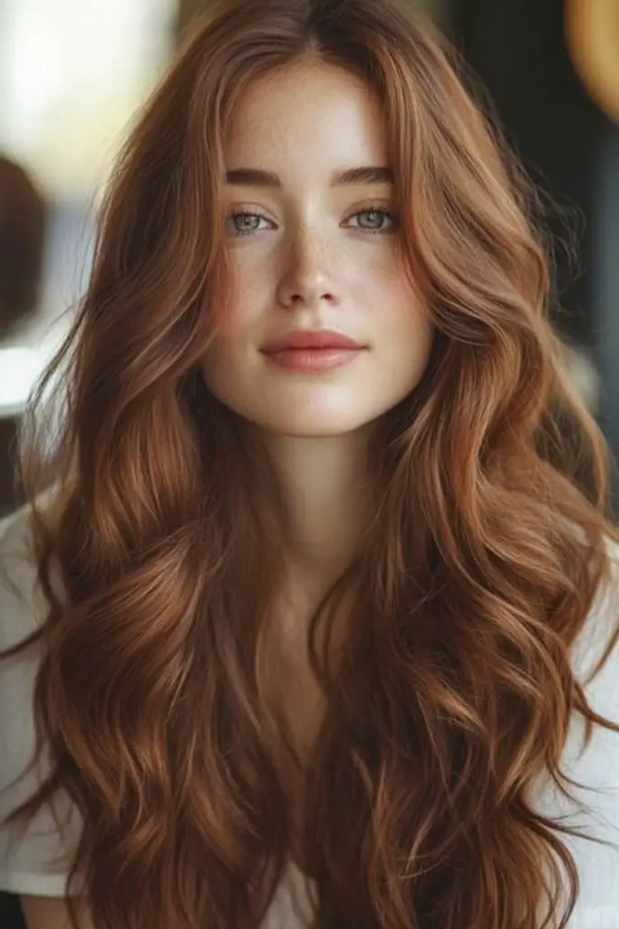 28 Best Spring Hair Color Trends 2025 17 15. Velvet Chestnut Rush