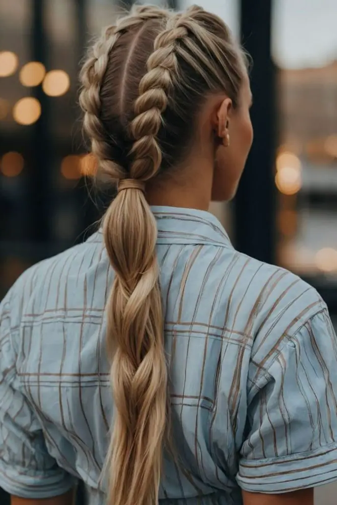 28 Best Volleyball Hairstyles Easy 16 15. Victory Rope Pony