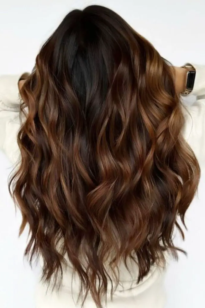 29 Best Rich Dark Chocolate Brown Hair Ideas 18 16. Ashy Chocolate Hues