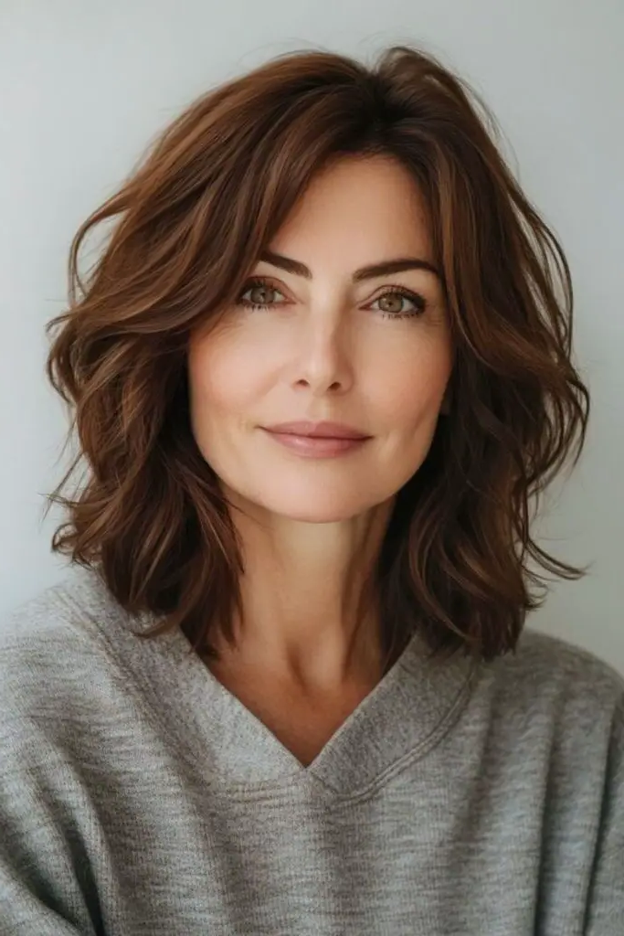 28 Best Feathered Layered Hairstyles 18 16. Feathered Side-Swept Layers: Soft & Romantic