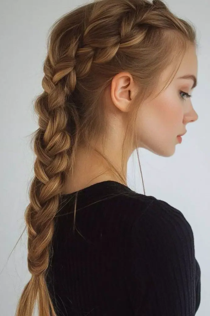 16. French Braid Sweep