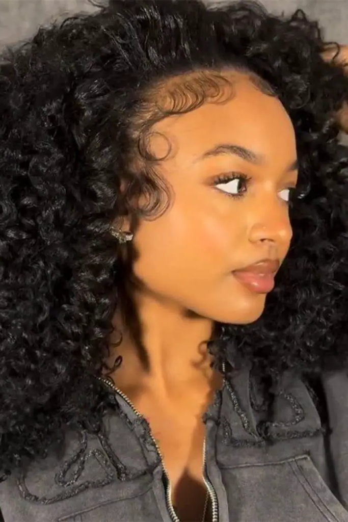 28 Best Lace Frontal Hairstyles 18 16. Soft Fluffy Curls