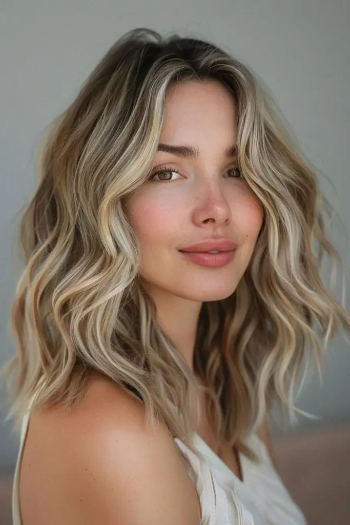 16. Tinted Champagne Tousle