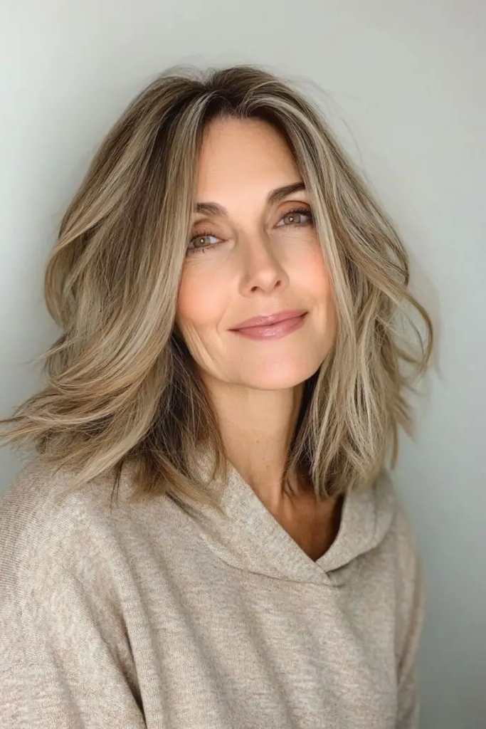29 Best Bobs for Thin Hair Older Women Ideas 18 16. Voluminous Lob