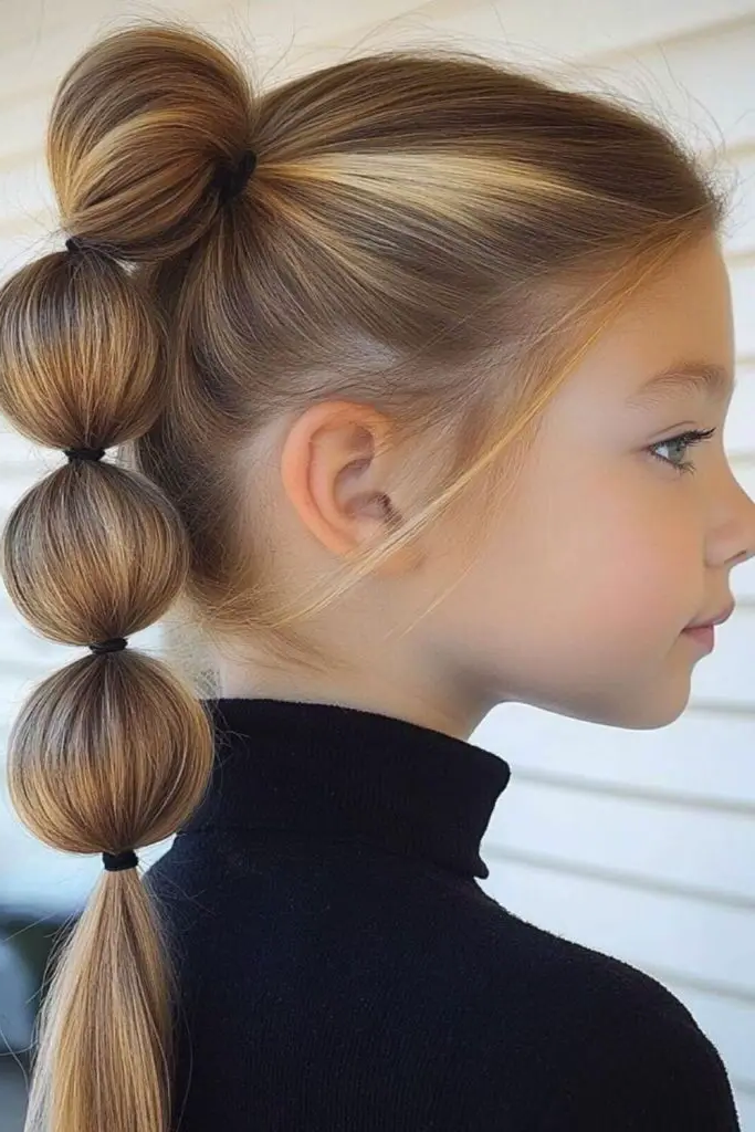 17. Bubble Ponytail Extravaganza