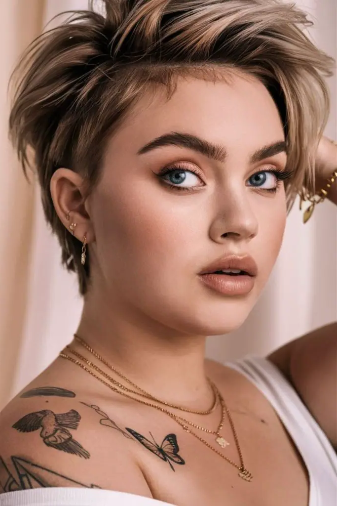 17. Choppy Pixie with Height