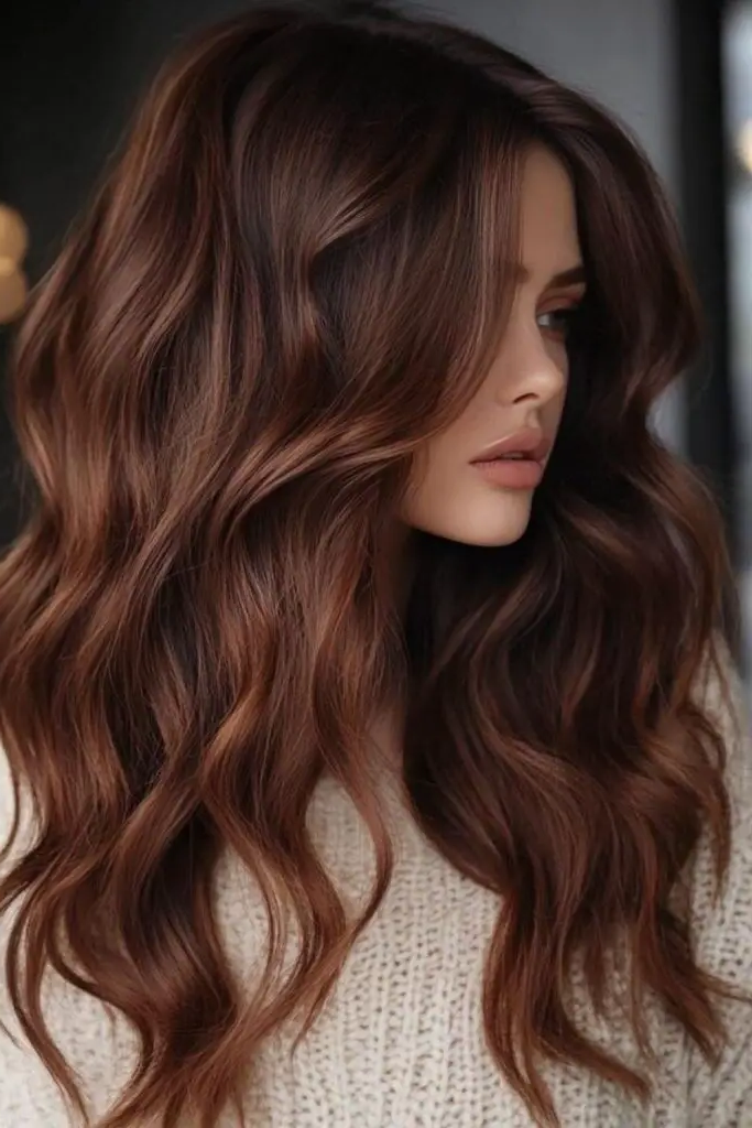 29 Best Rich Dark Chocolate Brown Hair Ideas 19 17. Dark Maple Glow