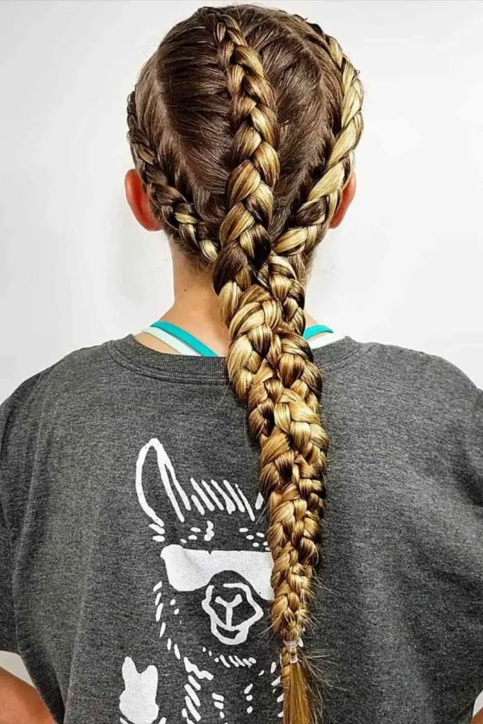 28 Elegant Softball Hairstyles 18 17. Infinity Braid Enchantment