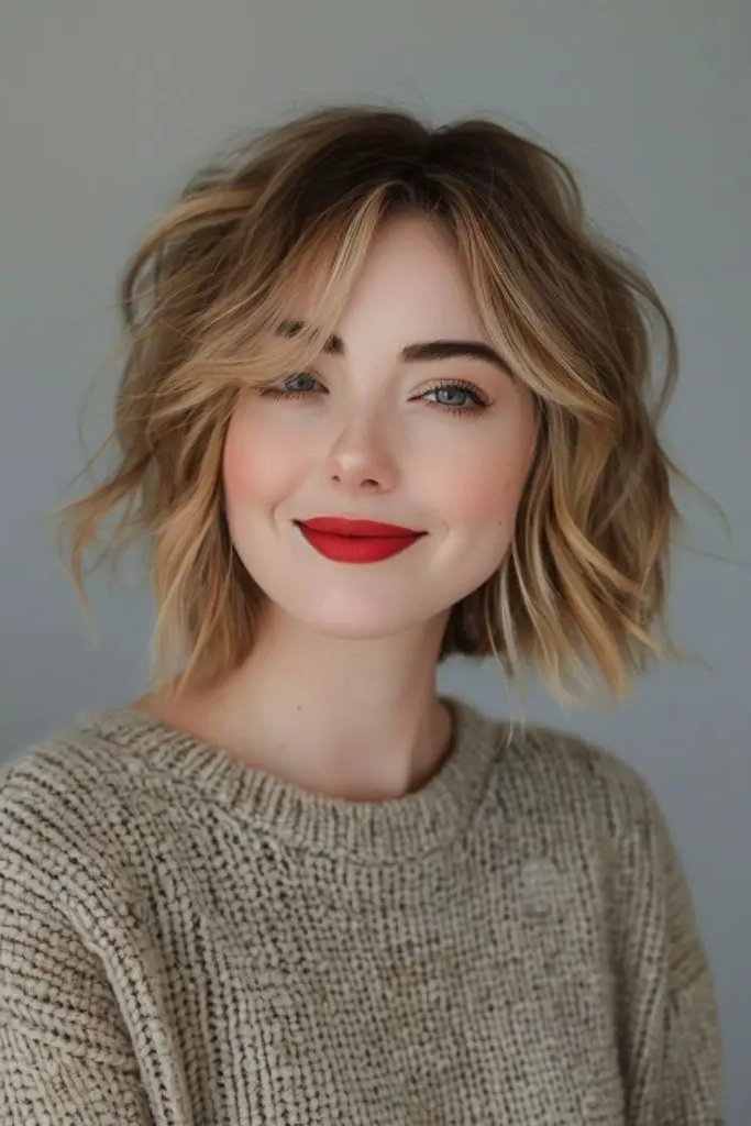 30 Stunning Medium Shag Hairstyles 19 17. Layered Bob Fusion
