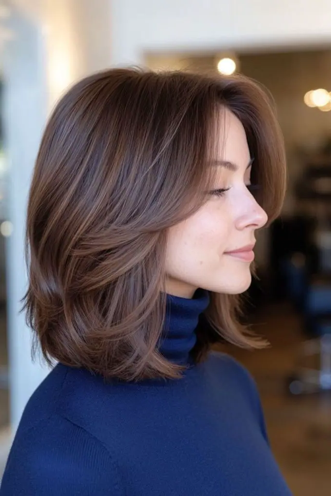 17. Layered Silk Lob