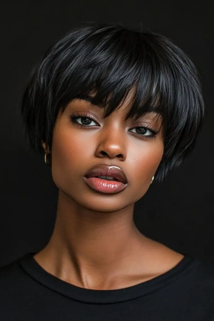 27 Trendy low cut hairstyles 19 17. Sleek Bowl Revival