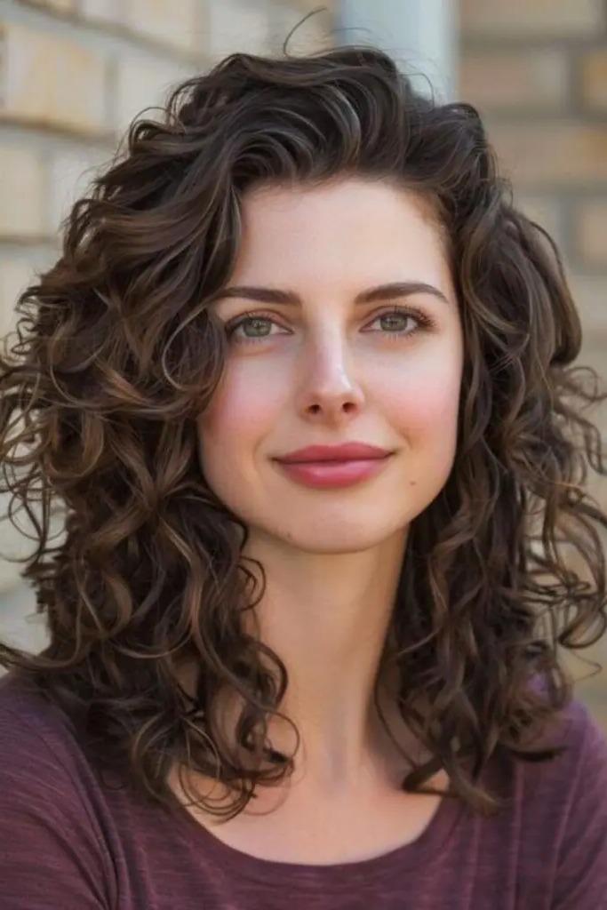 28 Stunning Medium Curly Haircuts 17 17. Twisted Garden Elegance