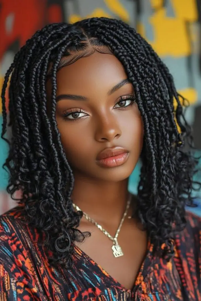 28 Best Lace Frontal Hairstyles 20 18. Afrocentric Twist Out
