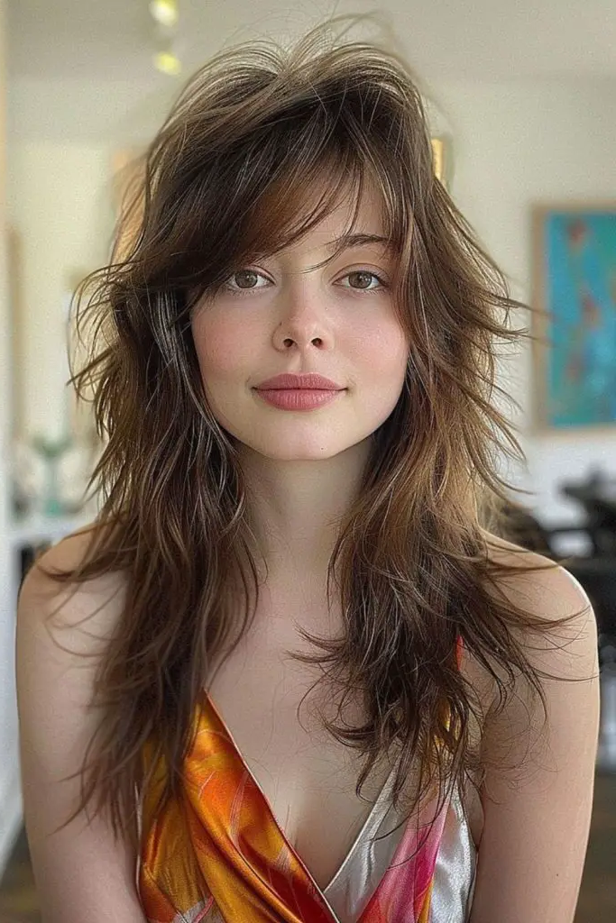 27 Shag Cut Straight Hair Ideas 20 18. Electric Edge