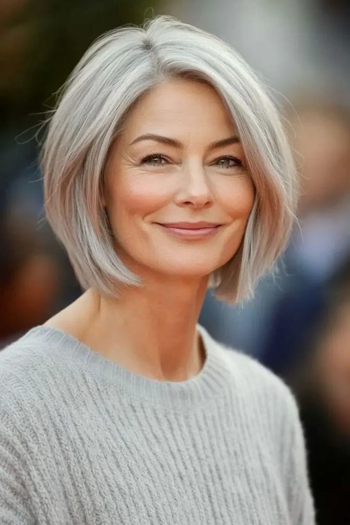 29 Best Bobs for Thin Hair Older Women Ideas 20 18. High-Volume Bob