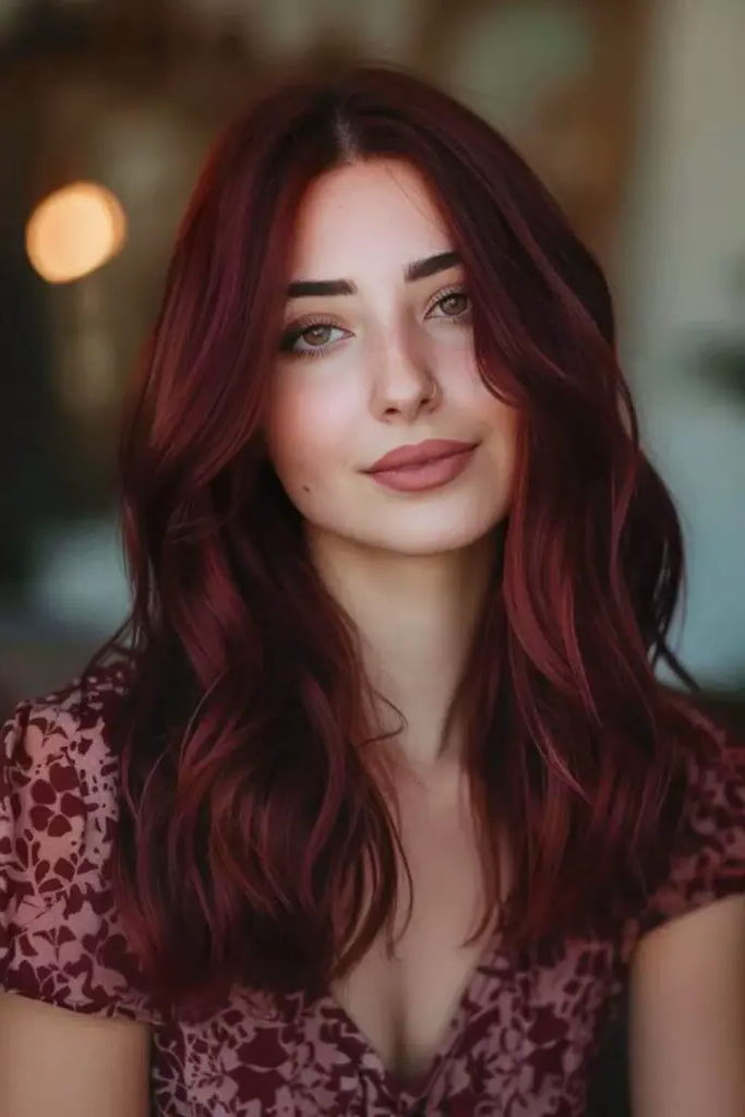 29 Dark Cherry Coke Hair Color Ideas 20 18. Molten Cherry Drizzle