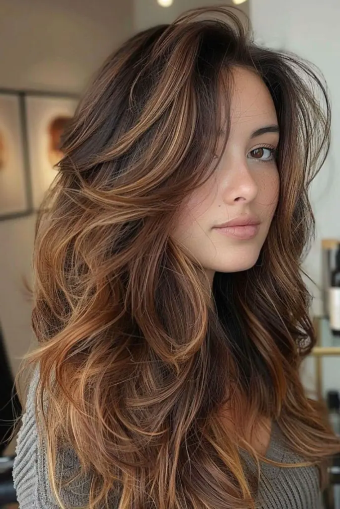 27 Brunette Hair Color Ideas for Summer 20 18. Smoldering Hazelnut Waves