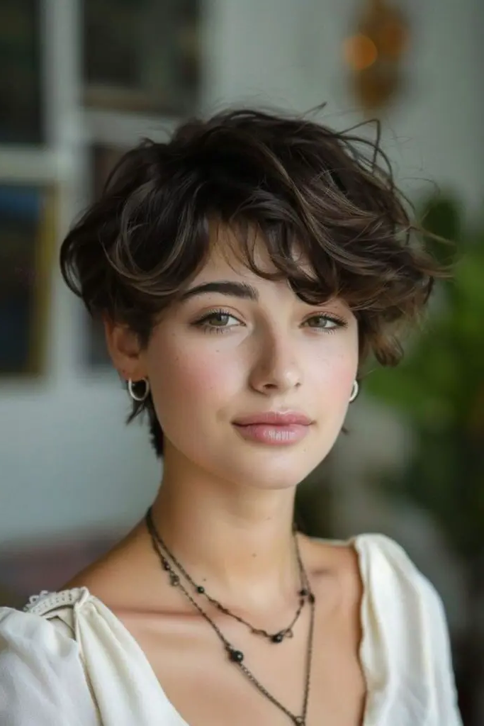 27 Trendy low cut hairstyles 20 18. Soft Wavy Crop