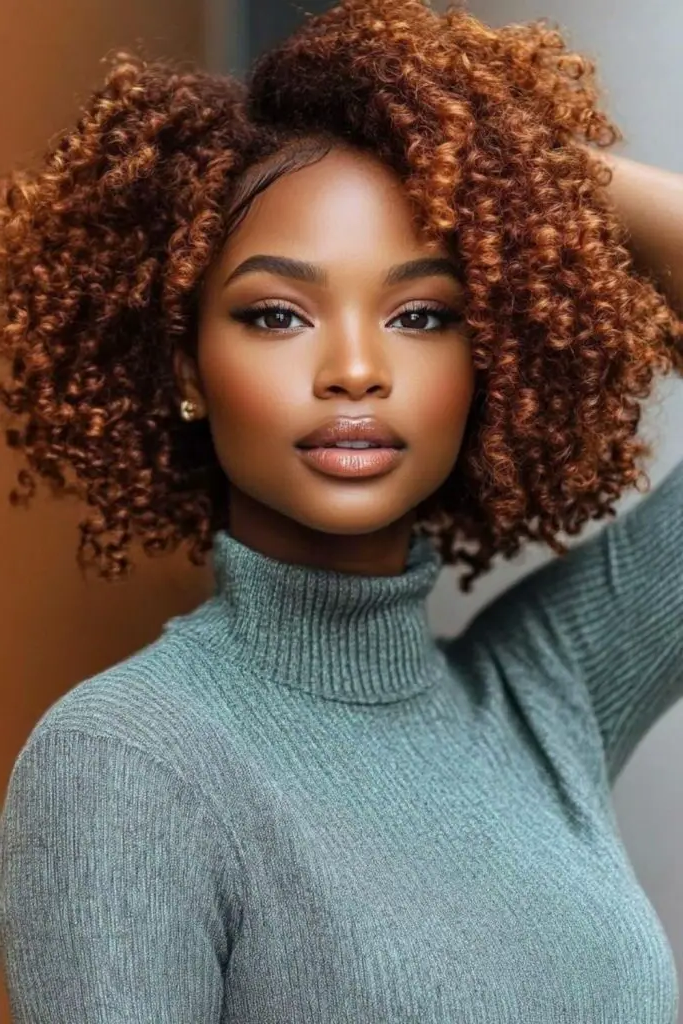29 Best Black Baddies Hairstyles to Try 20 19. Carefree Cinnamon Afro