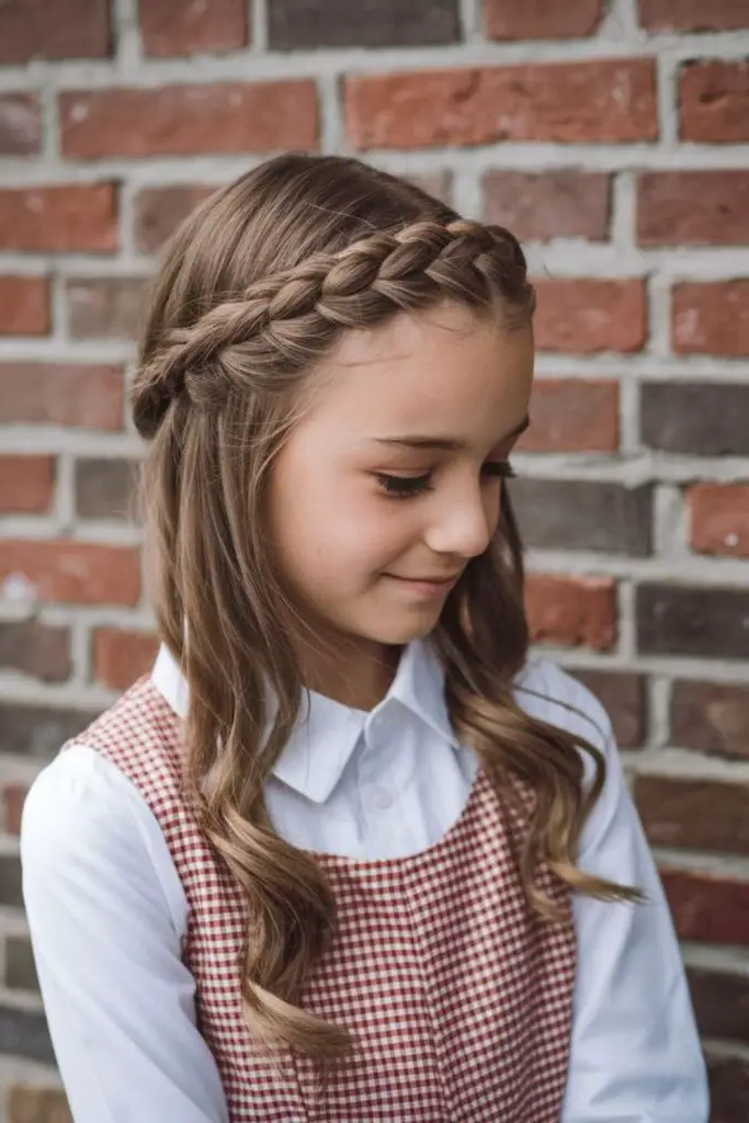 19. Crown Braid Halo