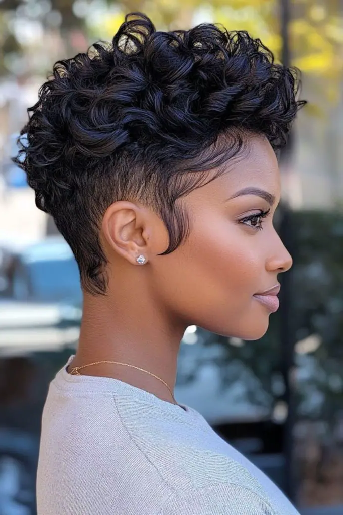 27 Trendy low cut hairstyles 21 19. Geometric Precision Cut