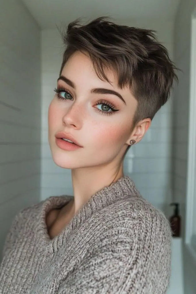 28 Super Short Pixie Cuts Inspirations 21 19. Tapered Nape Perfection