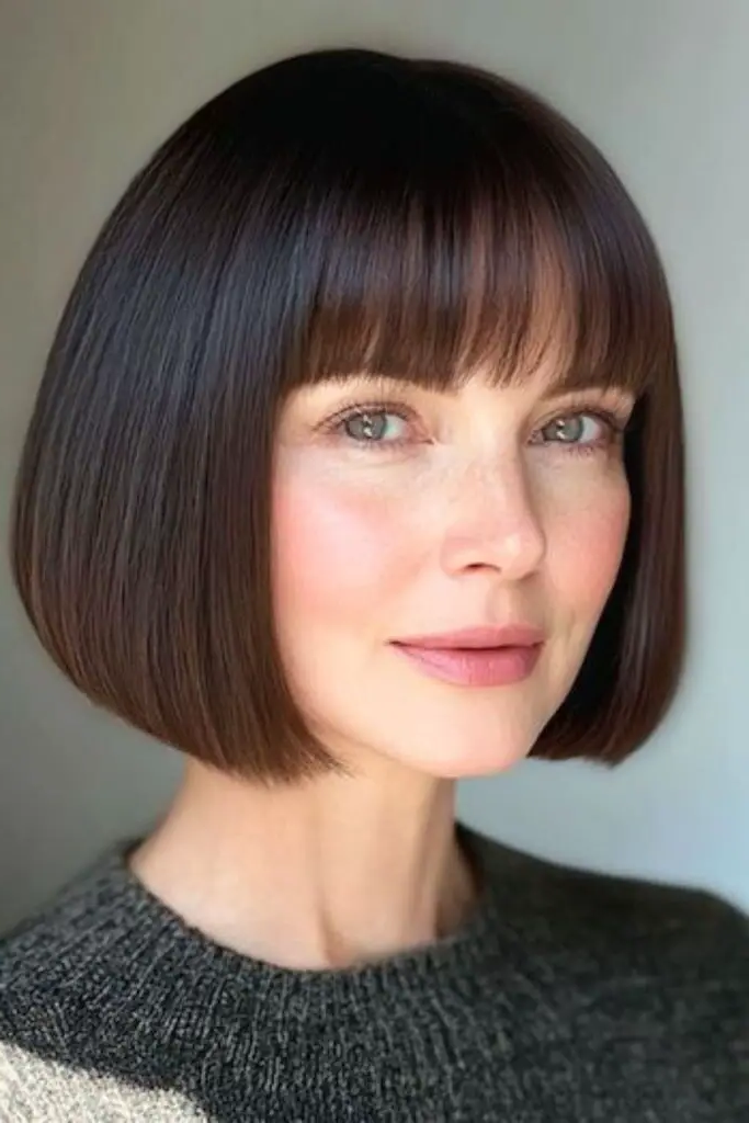 27 Trendy low cut hairstyles 4 2. Blunt Bob Edge