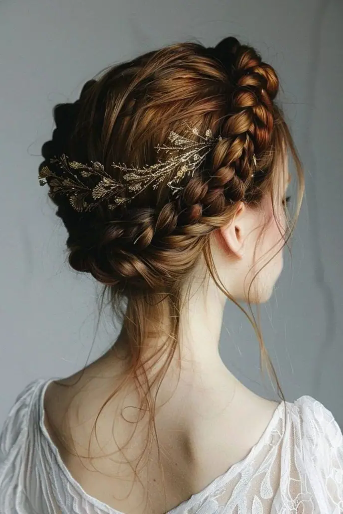 29 Cute Latina Hairstyles Long 4 2. Bohemian Braided Crown