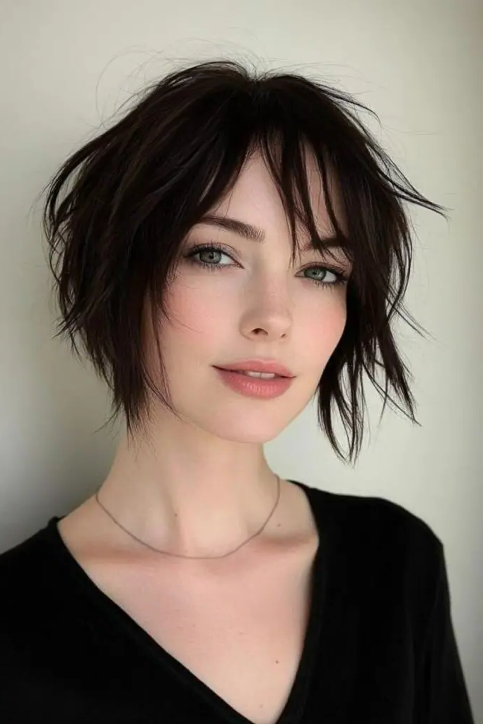 28 Best Volume Haircut for Thin Hair Ideas 4 2. Choppy Bob Chaos