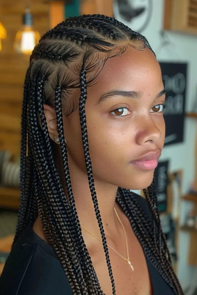 2. Jumbo Knotless Cascade