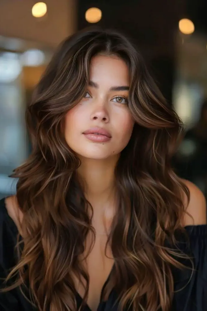 29 Best Rich Dark Chocolate Brown Hair Ideas 4 2. Mocha Melt Balayage