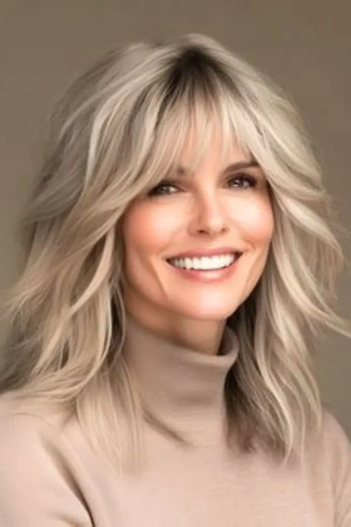 28 Best Feathered Layered Hairstyles 4 2. Shaggy Layers: Wildly Textured