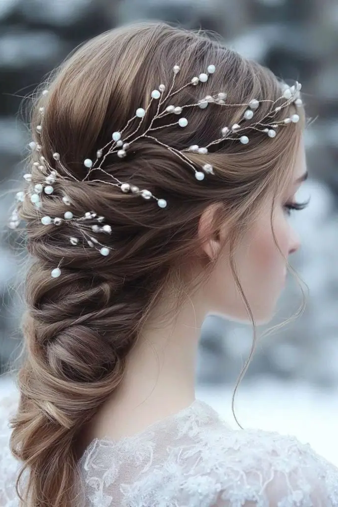 27 Best Winter Hair Braid Ideas 4 2. Twisted Ice Queen