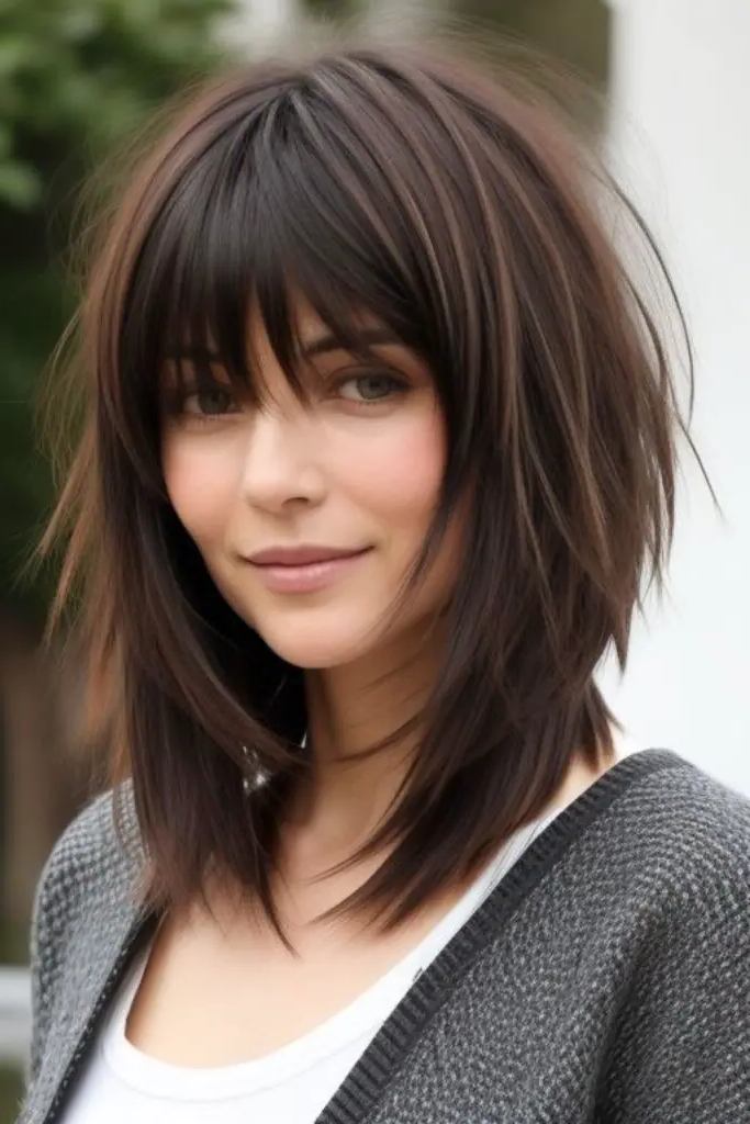 27 Shag Cut Straight Hair Ideas 4 2. Wispy Cascade