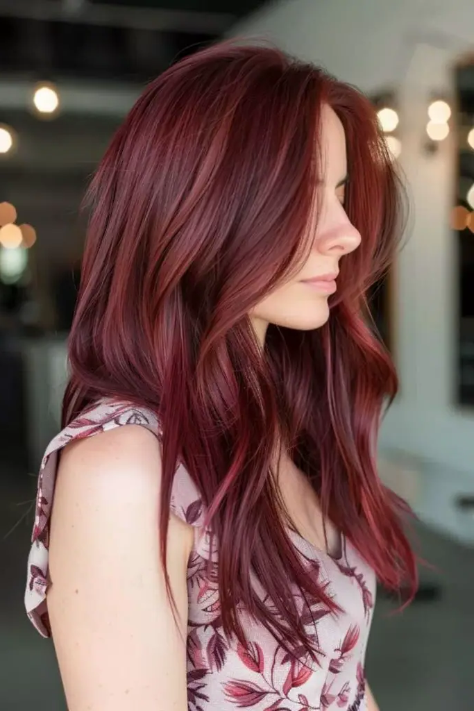 29 Dark Cherry Coke Hair Color Ideas 22 20. Burgundy Storm Surge
