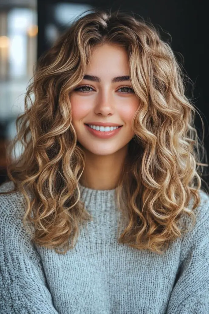 27 Great Medium Length Wavy Hairstyles 21 20. Honeycomb Tidal Locks