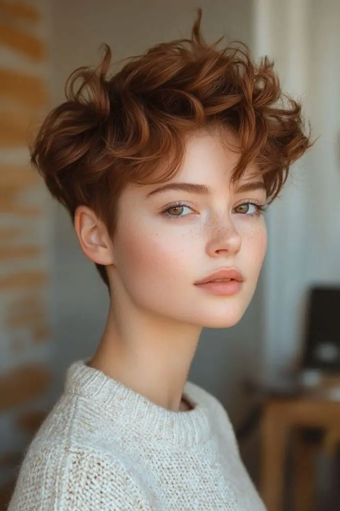 27 Best Very Thin Hair Styles 22 20. Pixie with Wispy Layers