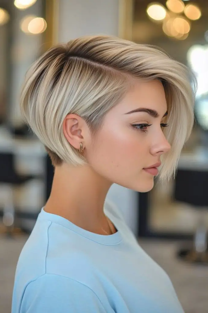 20. Soft Undercut Bob