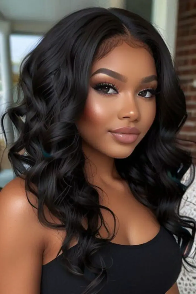 28 Best Lace Frontal Hairstyles 22 20. Sultry Beach Waves