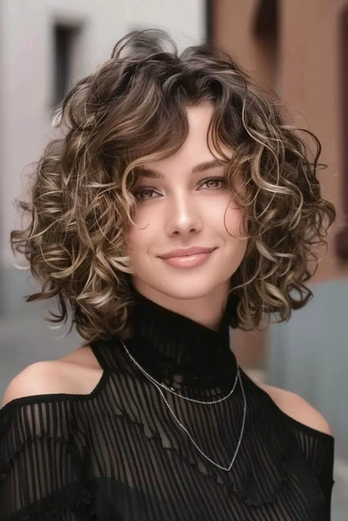 28 Best Haircuts for Thin Fine Hair Long 22 20. Voluminous Textured Bob with Curls