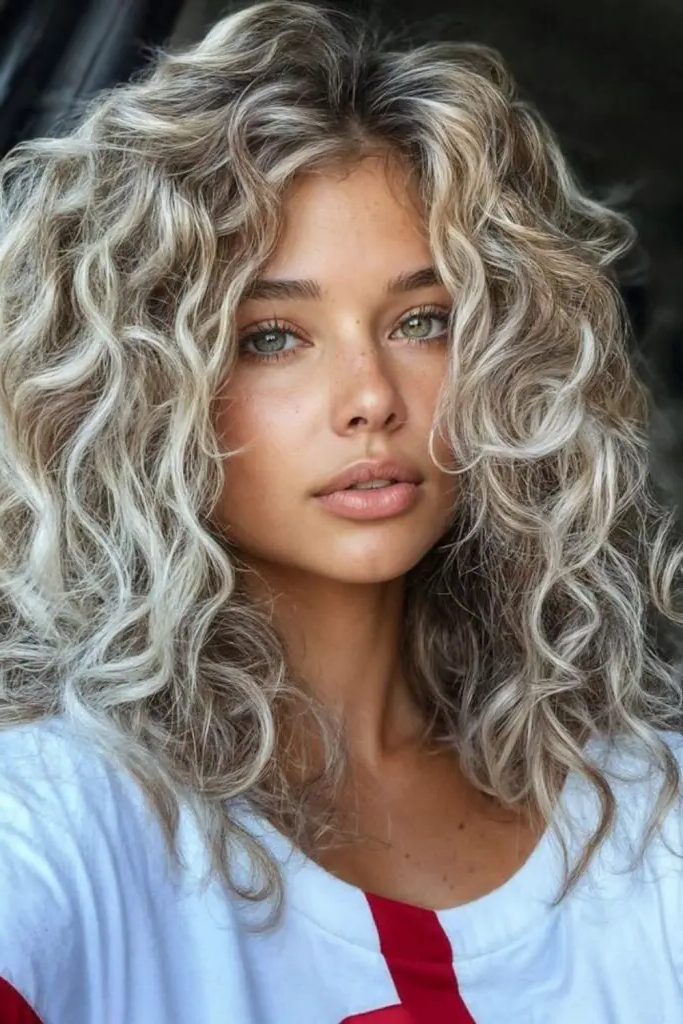 28 Beautiful Deep Wave Hairstyles 23 21. Ash Blonde Luxe Layers